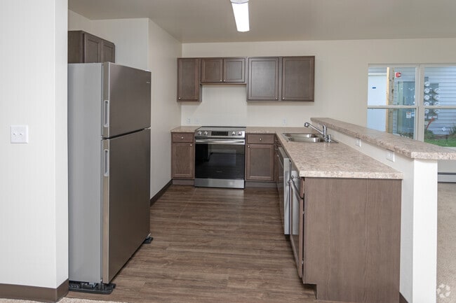 Kitchen - One and Two Bedroom Units located at 105 Sturgeon Eddy Rd in Wausau