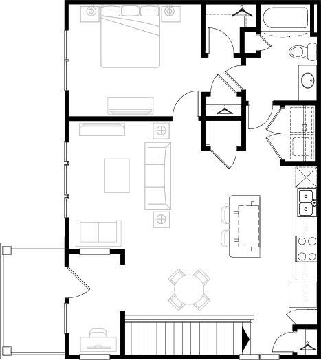 Floorplan - Springs At Orchard Road Apartments