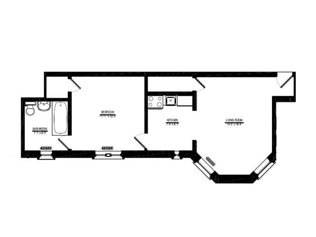 1BR/1BA - 5474-5480 S. Hyde Park Boulevard