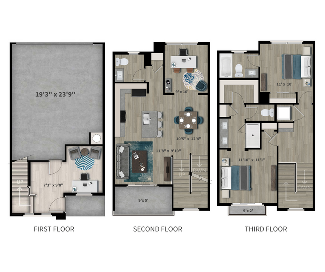 Floorplan - Scottsdale Hayden Townhomes