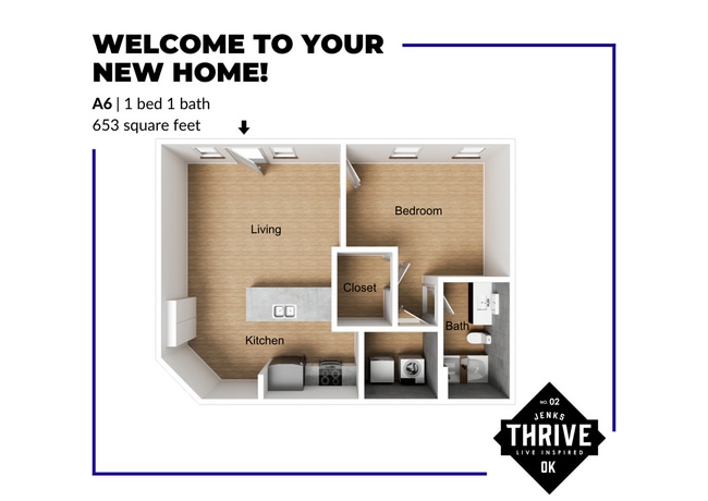 A6 Floor Plan - Thrive Jenks