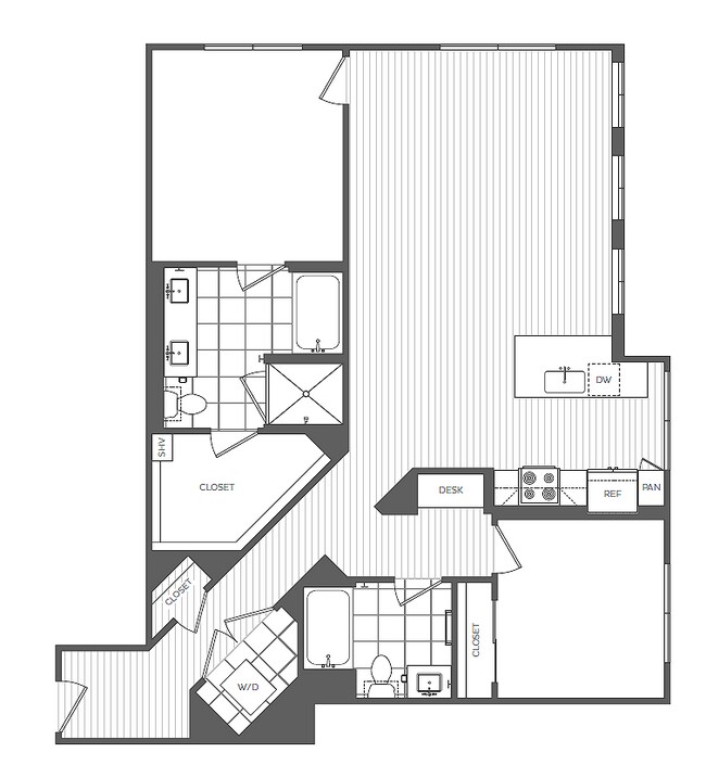 2bd / 2ba - The Overlook at Walnut Creek
