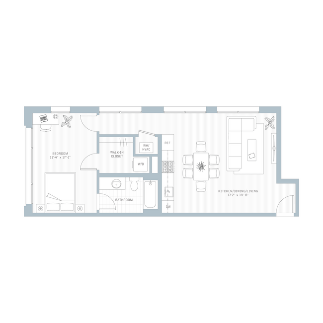 Floorplan - Lofts at Abrams Fixtures