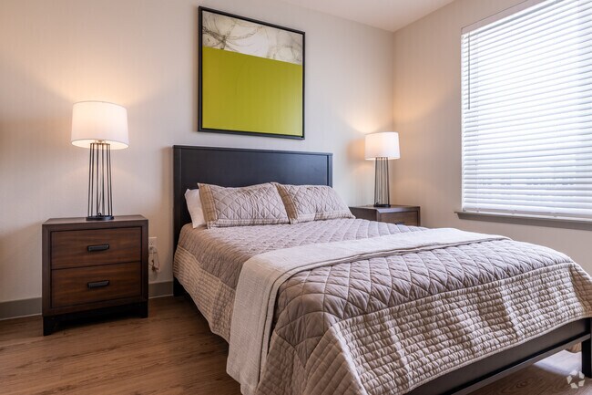 2BR, 2BA - 995SF - Bedroom - The Metropolitan 55+