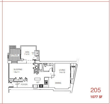 Floorplan - Manhattan Place Apartments