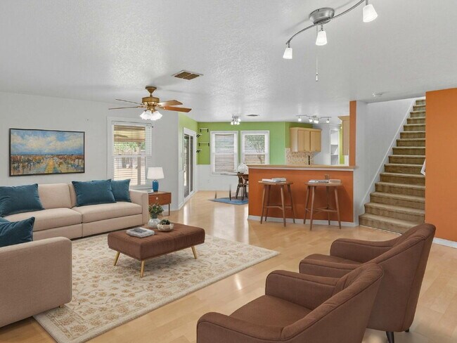 Building Photo - Incredible value with a **washer, dryer, refrigerator, shed, and a covered backyard with a dog run!