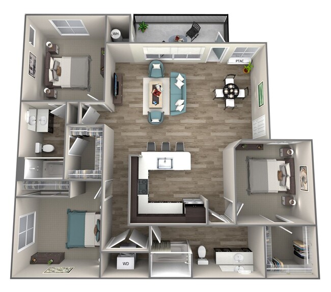 Floorplan - Hearth Apartment Homes