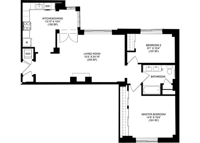 Floorplan - Park Heights by the Lake Apartments