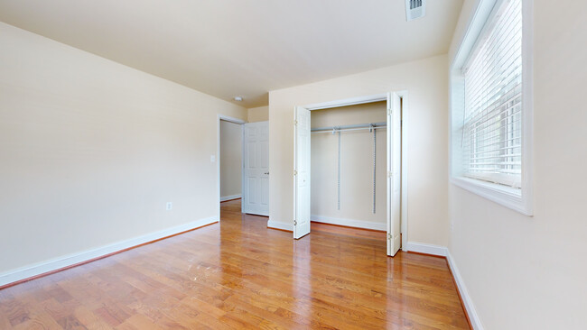 Bedroom with great storage closet - 3113 St Paul St