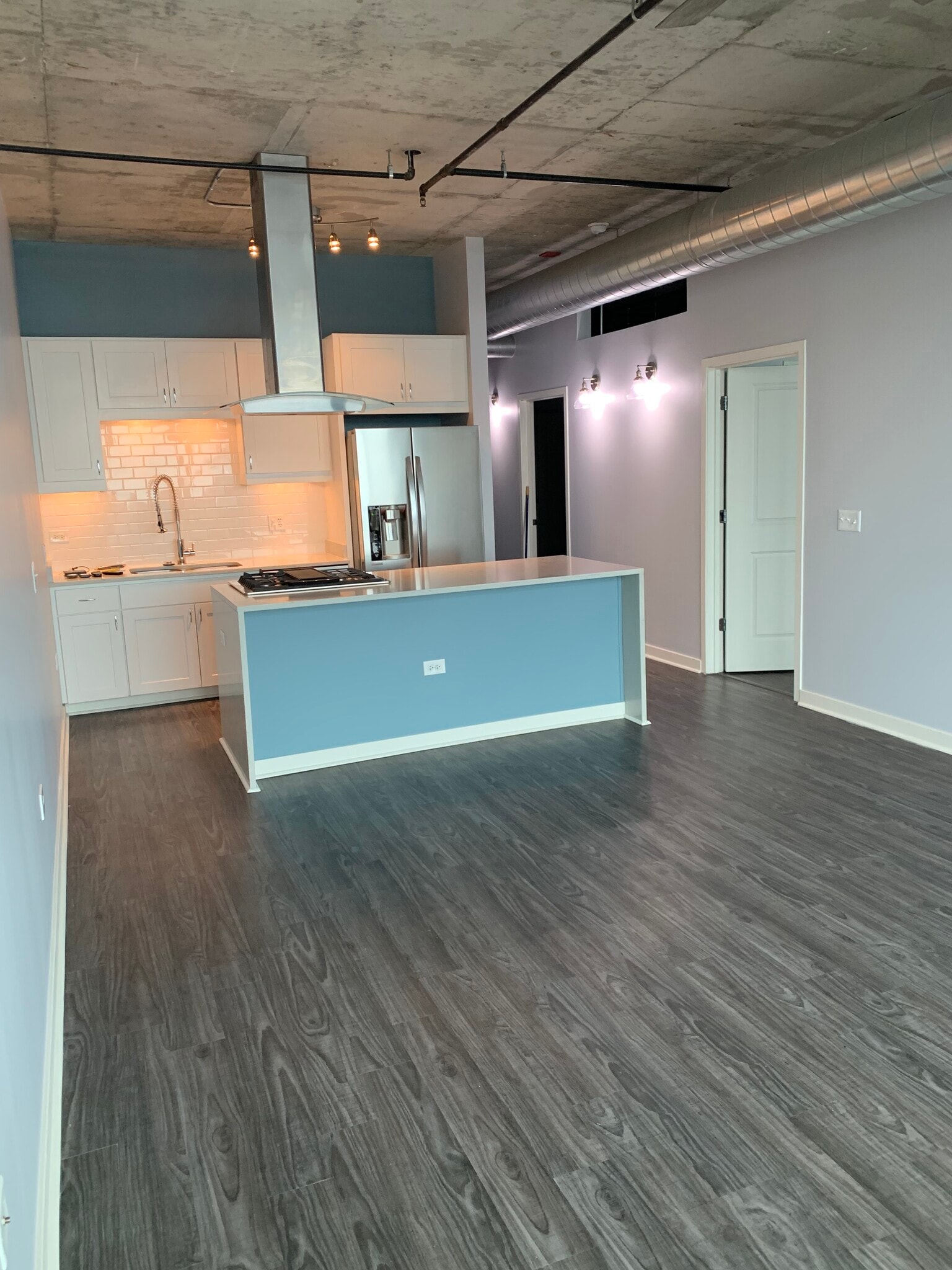 Kitchen view with Entrance to Both Bedrooms - 50 E 16th St