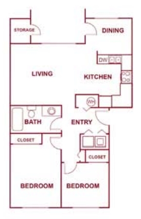 Floorplan - Wintercrest Apartments