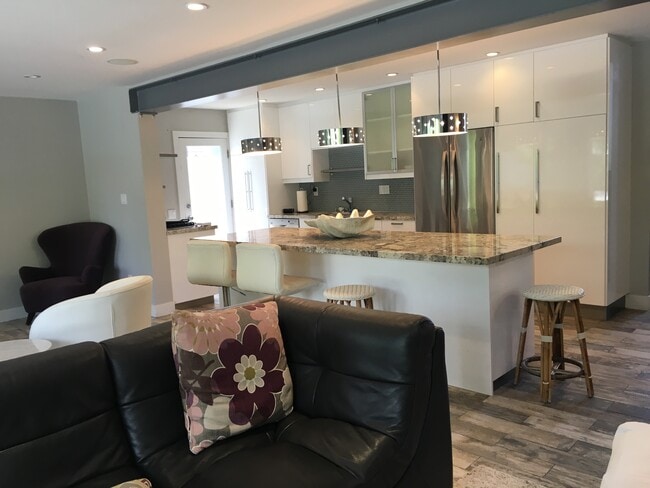 Kitchen & living room downstairs - 506 Anderson St