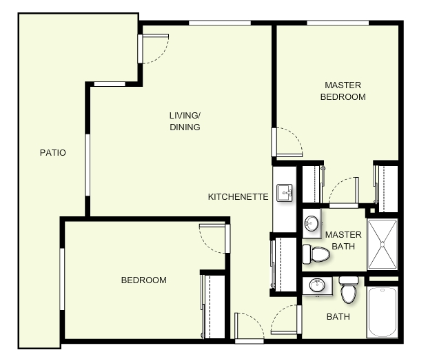 2BR/2BA - The Bonaventure