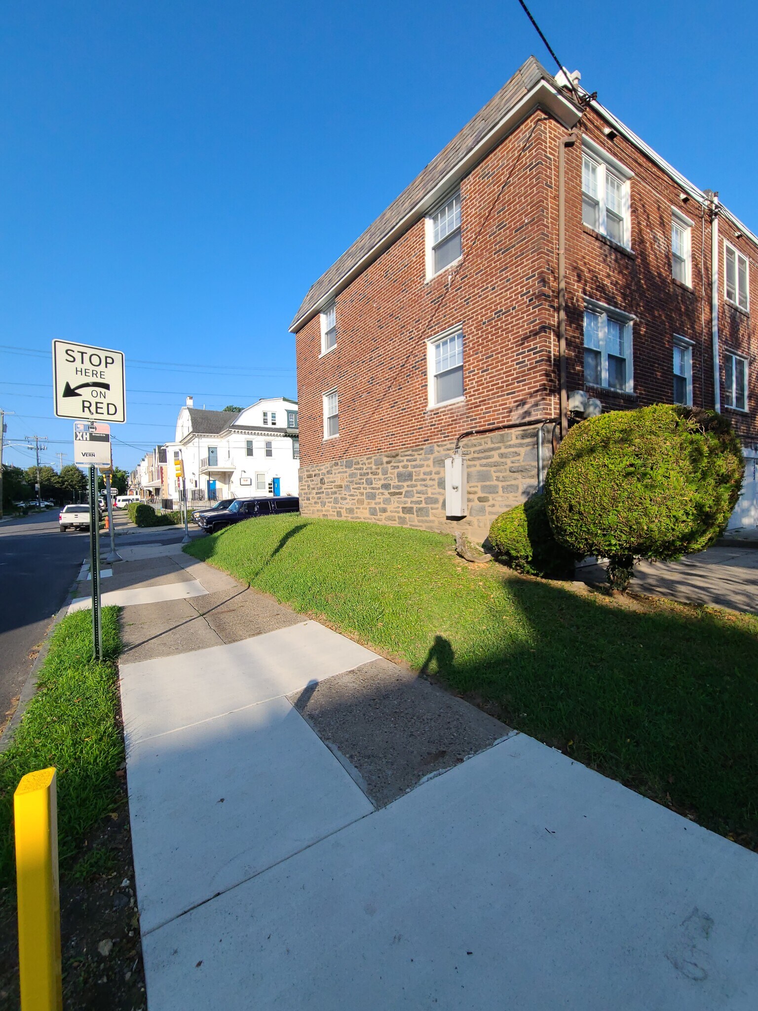 Side of property, Washington Ln. W.B. - 6301 Morton St