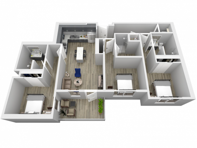 3D image of Floor Plan - 320 West Mag