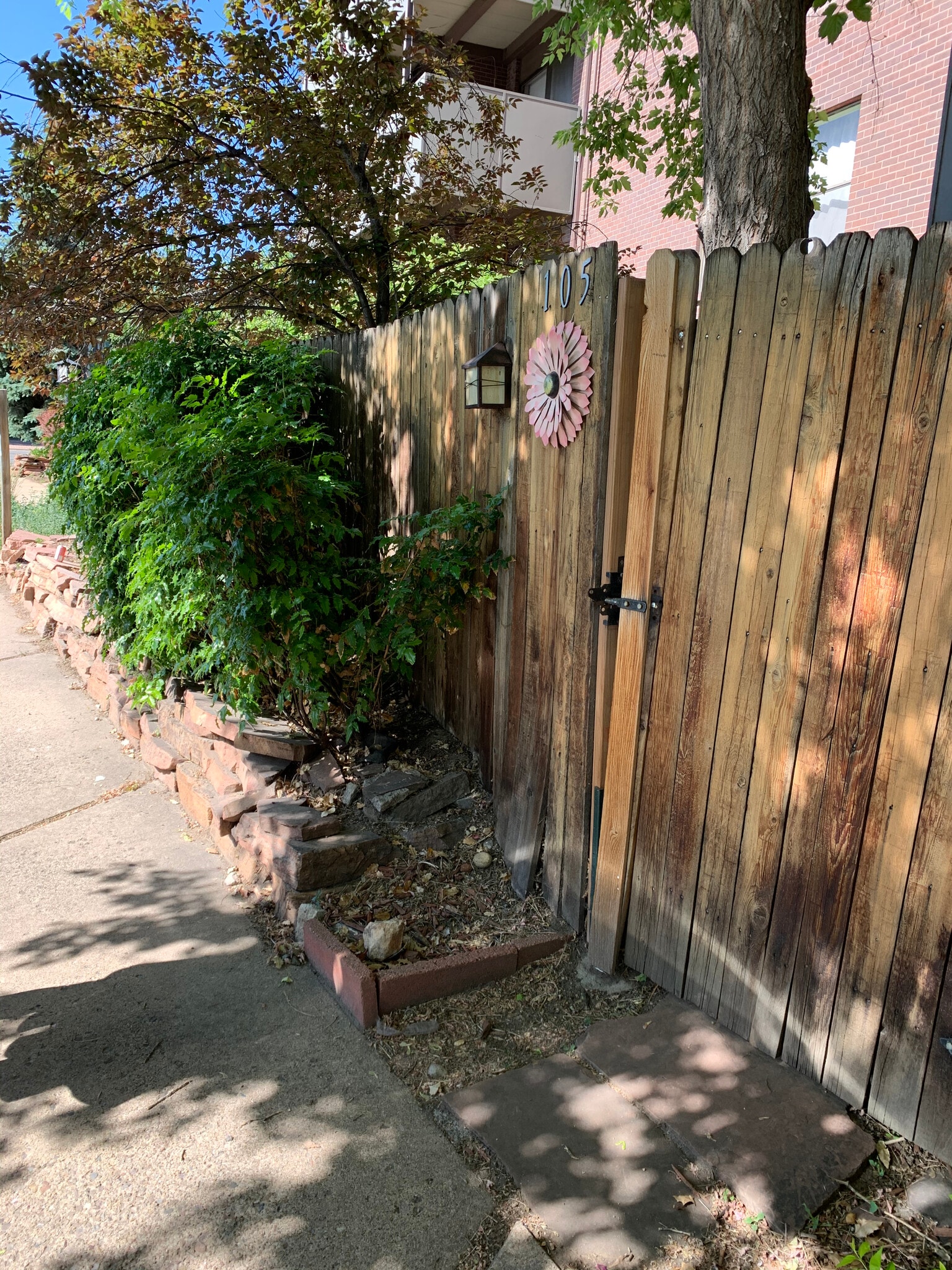 Private patio entry - 2227 Canyon Blvd
