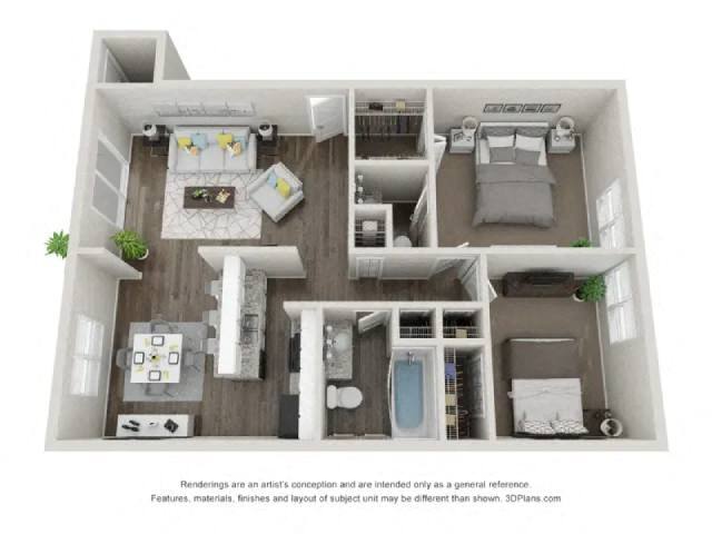 Floorplan - The Life at Harrison Trails