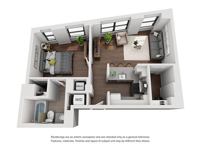 Floorplan - The Fairfax Apartments