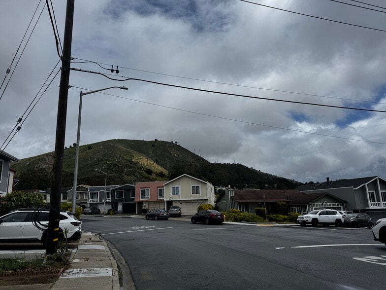 View of San Bruno Mountain from house - 577 Price St
