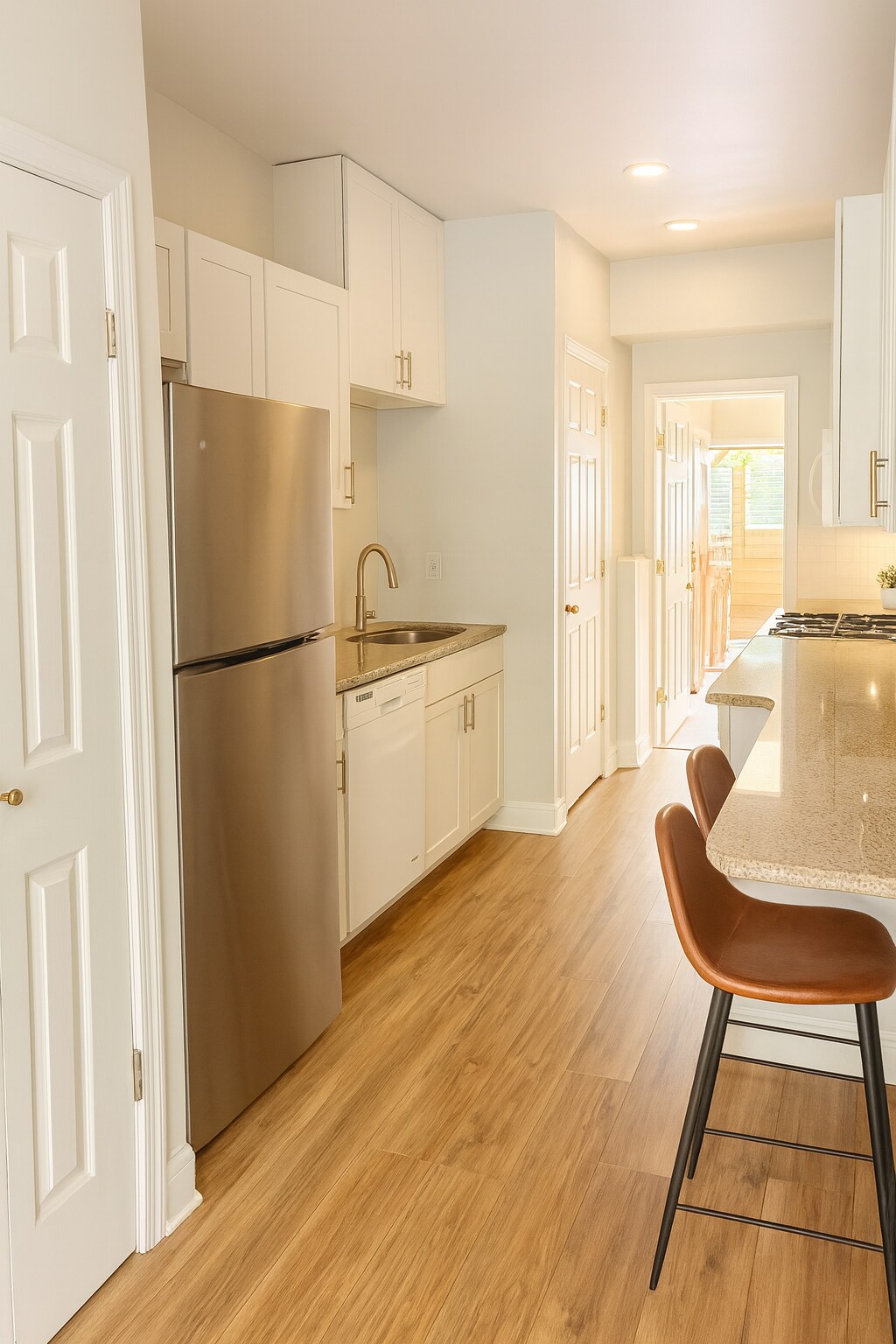 Kitchen with eat in bar - 1613 F St NE