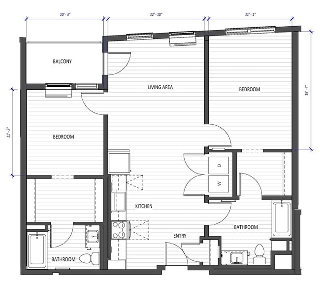 Floorplan - Hyas Point Apartments