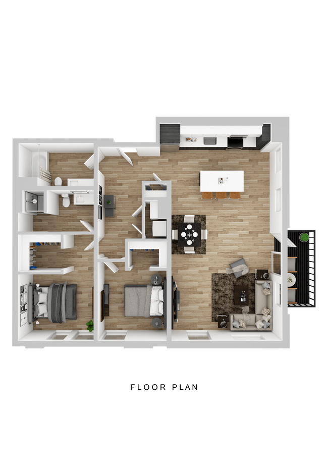 Floorplan - Hyas Point Apartments