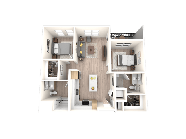Floorplan - Tempo at Nine Mile Station Apartments