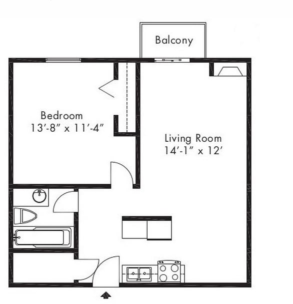 1BR/1BA - Kalo Broadmoor Terrace