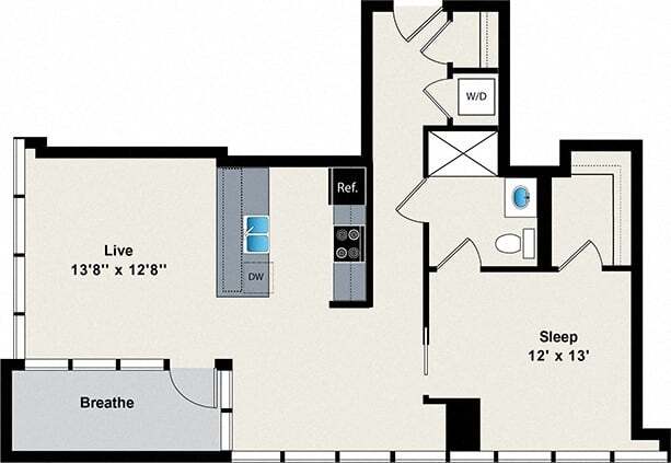 Floorplan - Reside on Green Street