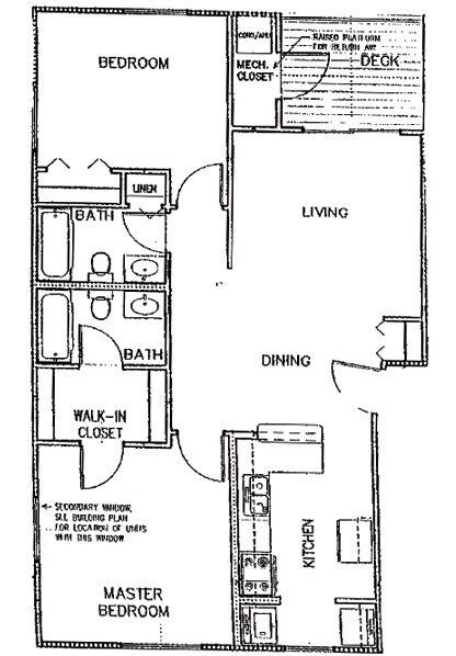 2BR/2BA - Pinewood Club Apartments