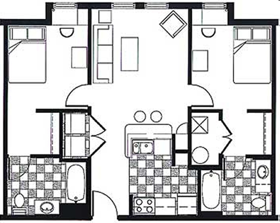 2BR/2BA - Arlington Park Apartments