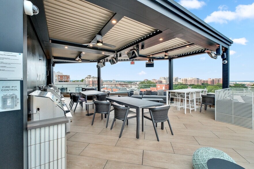 Roof Grill area - 1021 N Garfield St