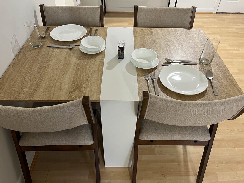 Foldable Dining Table that can be Moved Between Rooms - 508 Wellham Ave