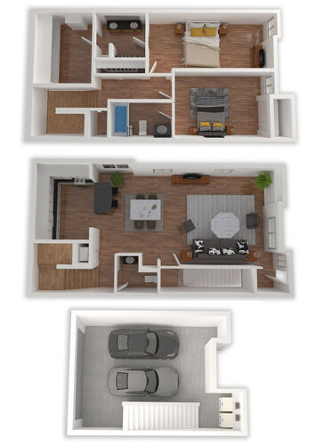 Floorplan - Lakebridge Townhomes