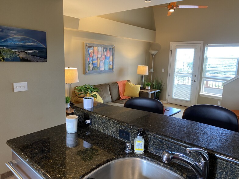 Living Room from kitchen sink - 3706 Lower Honoapiilani Rd