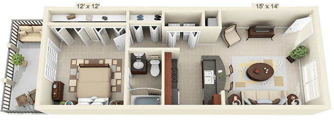 Floorplan - Upper Westside Apartments