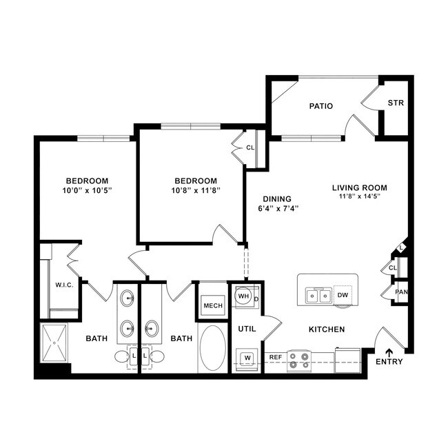 Floorplan - Palladium Crowley