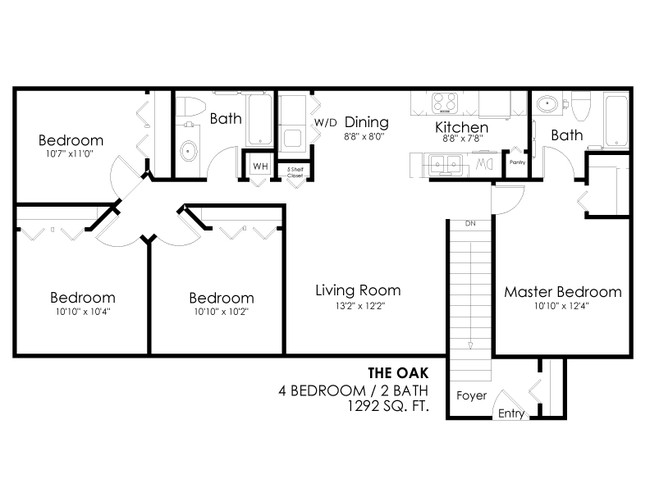 Floorplan - Enclave at Pine Oaks Apartments