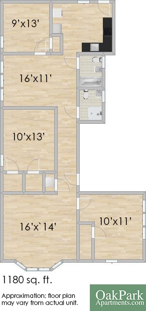 Floorplan - 409-411 S. Taylor Ave. and 101-103 Washington Blvd.