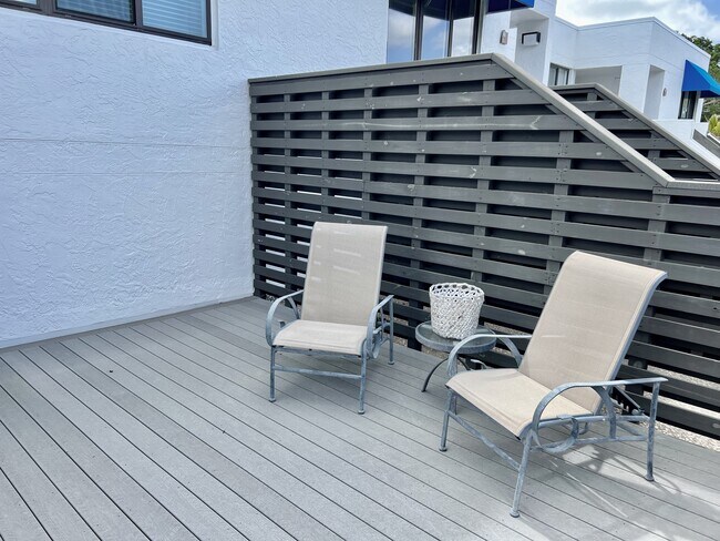 Private Deck - 843 Bayport Way