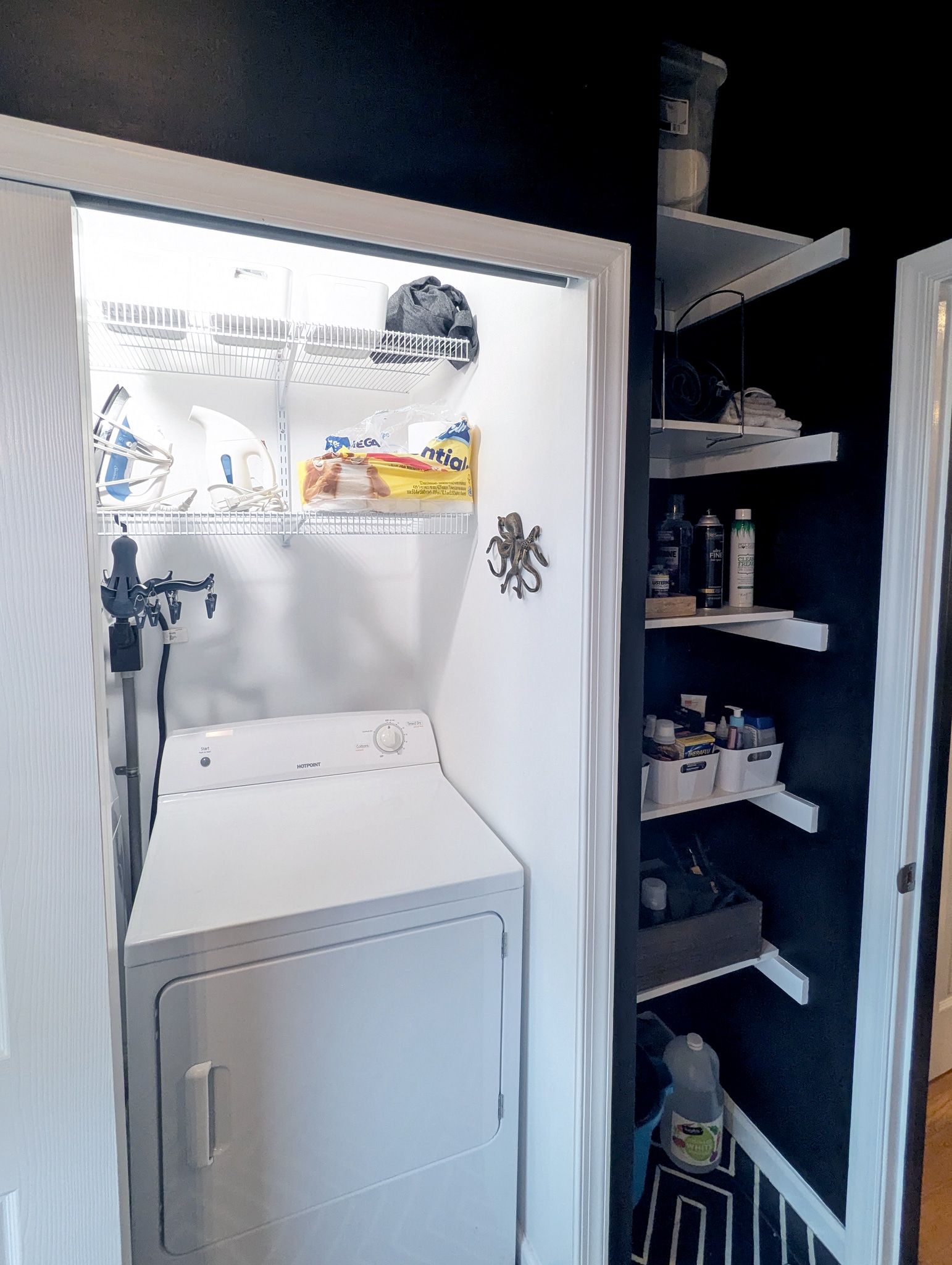 side by side laundry machines in master bathroom - 1138 Day St