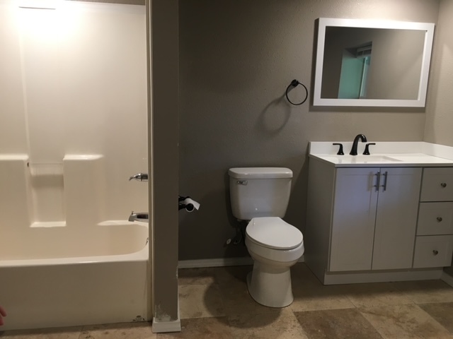 basement bathroom - 811 N Cheyenne Ave