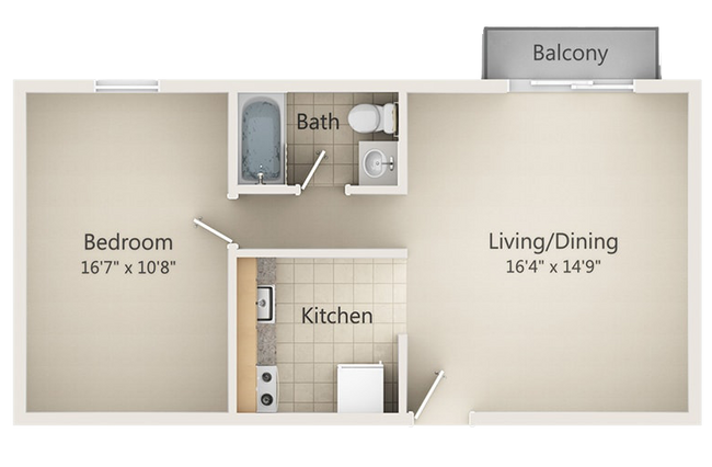 Floorplan - Corliss Apartments