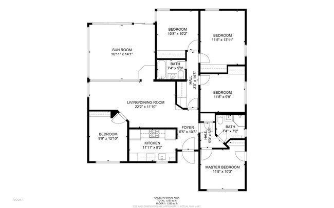 Building Photo - 5BD/2BA, Great Sunroom!