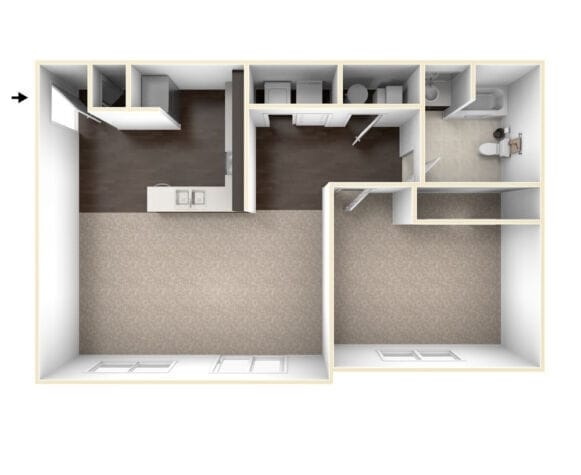 Floorplan - Park Lane Apartments