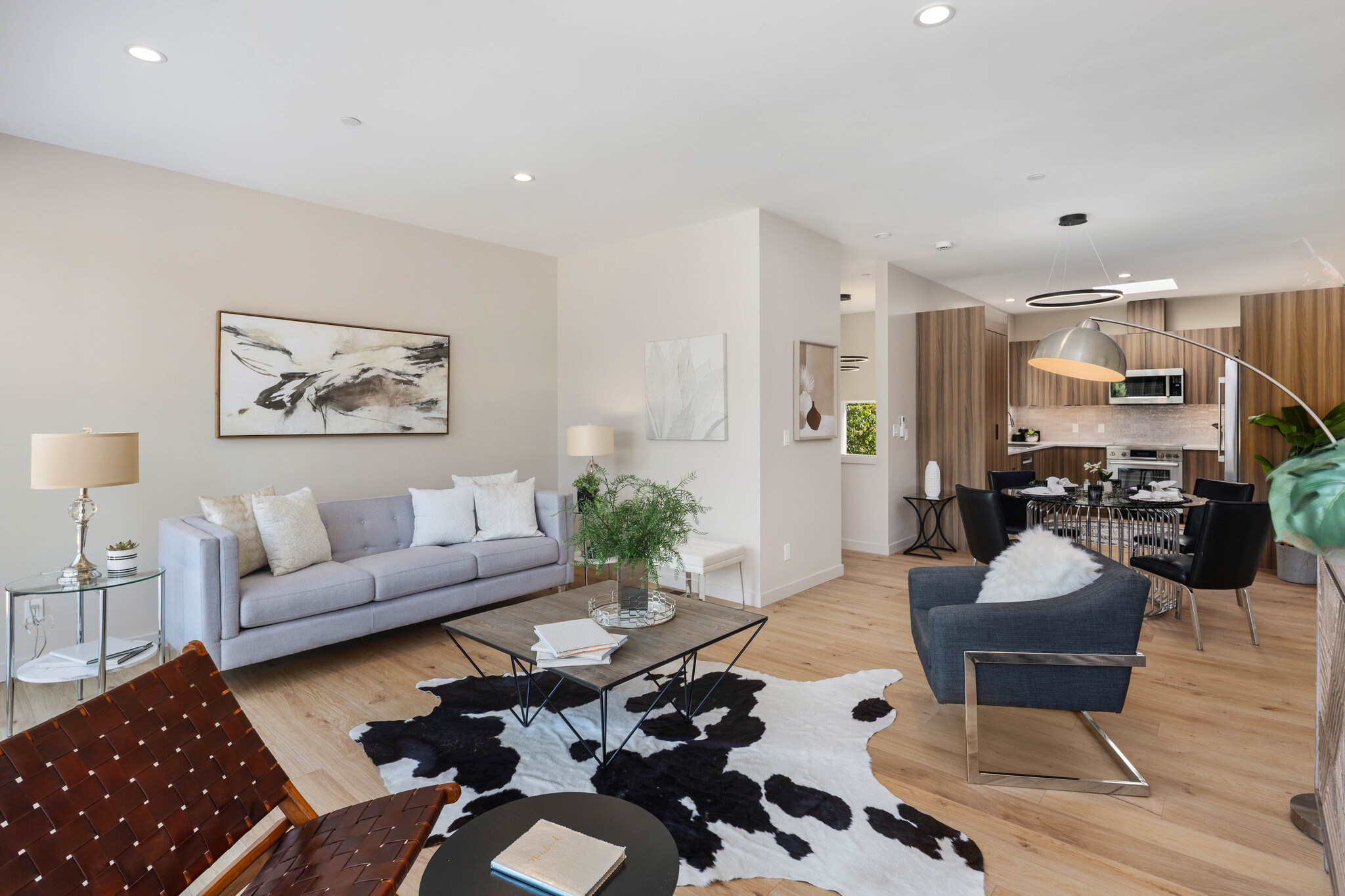 View to kitchen and dining from living room - 10120 NE 185th St