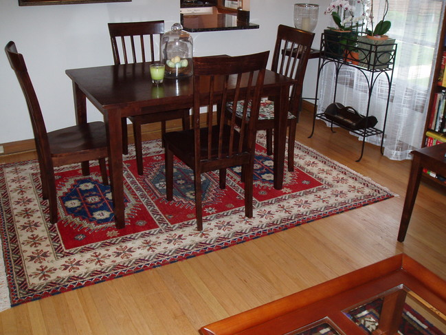 dining area hardwood floors - 4951 N Santa Monica Blvd