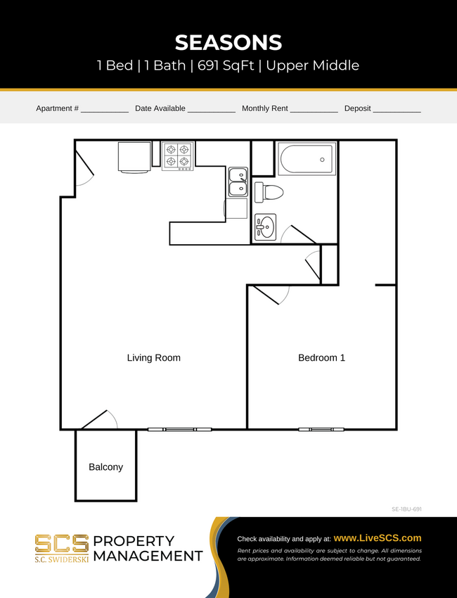 Floorplan - River View Apartments