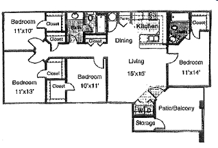 4BR/2BA - Mission Woods Apartments