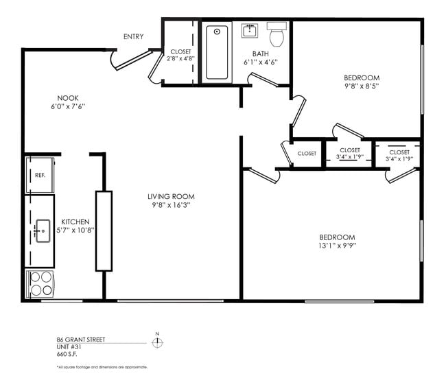 Floorplan - 86 Grant